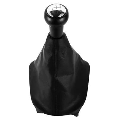 Imagen de Sudnsadaks Pomos de Palanca Cambios, 5 Marchas Velocidad Coche, Manual Cambios Pomo Cambio Compatible con Peugeot 207/307/Cc/308