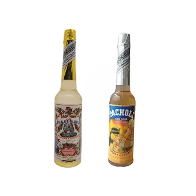 Imagen de Pack de 1 Agua Pacholi + Florida Peruana Set Fragancias Colonia Pachouli y del Perú 221 ml 270 Experiencia Aromatica Doble