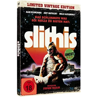 Imagen de Slithis Uncut Vintage Edition (+ DVD) Mediabook, limitiert auf 1.500 Stück, inkl. Booklet, HD neu abgetastet [Alemania] [Blu ray]