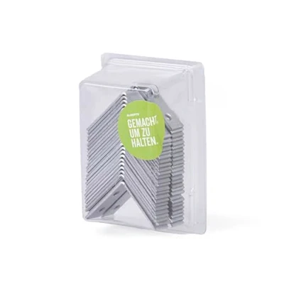 Imagen de Alberts 339470 Escuadra de silla, Galvanizado Sendzimir, 40 x 15 mm, Juego 50