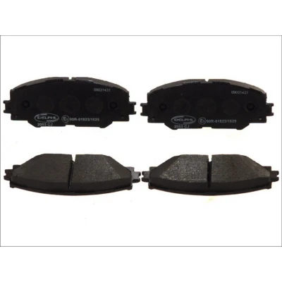 Imagen de DELPHI LP2003 Juego de pastillas freno no preparado para indicador desgaste sin chapa antichirridos accesorios TOYOTA: Auris Hatchback