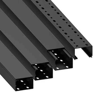 Imagen de Cablecoach CC10114 Canaleta para Cables, Negro