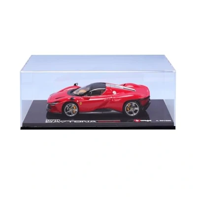 Imagen de Bburago 1/18 Ferrari Deluxe Daytona SP3 Azul Vehículo DELIUXE a Escala 1/18. Gama Ultra Detallada: Caja, Color y Acabado Exclusivo