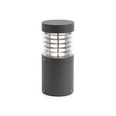 Imagen de FARO BARCELONA 70767 Giza Sobremuro (Bombilla incluida) LED, 15W, Aluminio inyectado, pc transp, Cristal Opal, Reflector Aluminio, Color Gris