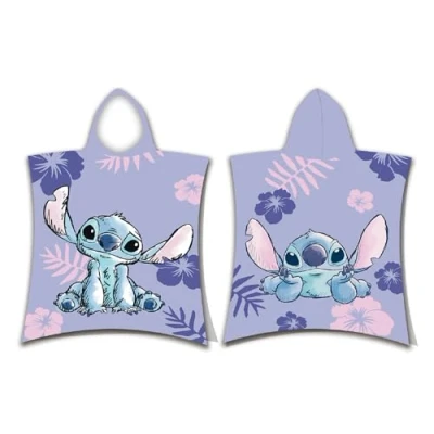 Imagen de Jerry Fabrics Disney Lilo y Stitch Poncho de baño con capucha (50 x 115 cm)