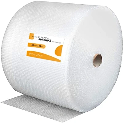 Imagen de Rollo Burbujas Embalaje, Papel de para Embalar, Plástico Mudanzas, Embalajes y Cajas. Medida 50 cm x m longitud Ofituria