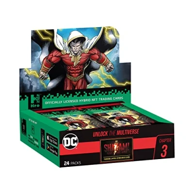 Imagen de HRO Híbrido Trading Cards Chapter 3: Shazam Pack de 24 Mega Booster Box (Naipes Heraclio Fournier S.A. 10037750 0001)