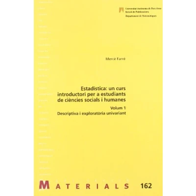 Imagen de Estadistica: Un Curs Introductori Per A Estudiants De Ciencies So Cial