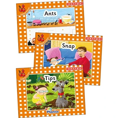 Imagen de Jolly Phonics Orange Level Readers Set 1: In Precursive Letters (briti