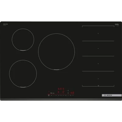 Imagen de Bosch PXV831HC1E Series 6, Placa de inducción empotrada 80 cm, color negro