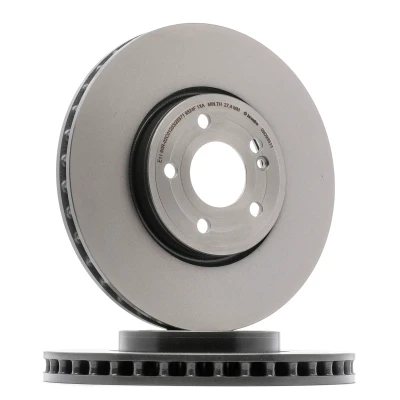 Imagen de BREMBO 09.D985.11 Disco de freno 318 30 5 ventilación interna revestido altamente carbonizado con tornillos MERCEDES BENZ: Clase A, B