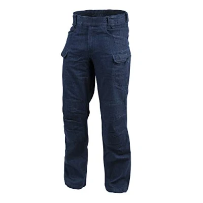 Imagen de Helikon Tex Urban Line UTP Tactical Pants, Military Ripstop Cargo Style, Hombre y Hombre, Denim Stretch Marine Blue W30 L32