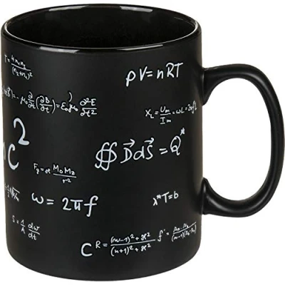 Imagen de ootb, Porcelana taza de café, negro, 1 unidad (1 unidad)