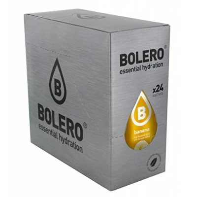 Imagen de Bolero Bebida Instantánea Sin Azúcar, Sabor Platano Paquete de 24 x 9 gramos Total 216
