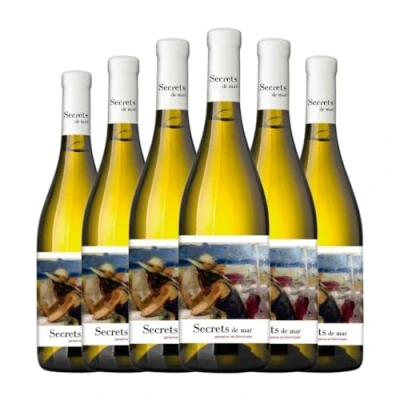Imagen de Clos Galena Secrets de Mar Blanc Terra Alta 75 cl Vino blanco (Caja 6 Botellas cl)