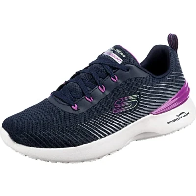 Imagen de Skechers Skech Air Dynamight Luminosity, Sneakers Mujer, Azul (Navy/Purple), 38.5 EU