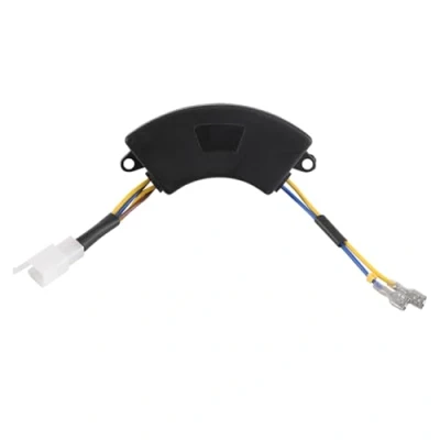 Imagen de 220μF 250V Regulador de voltaje automático en forma arco AVR generador arranque eléctrico para gasolina 2KW 3KW 168F