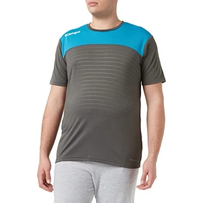 Imagen de Kempa Emotion 2.0 Shirt Camiseta de Juego, Hombre, Antracita/Kempa Azul, XXL