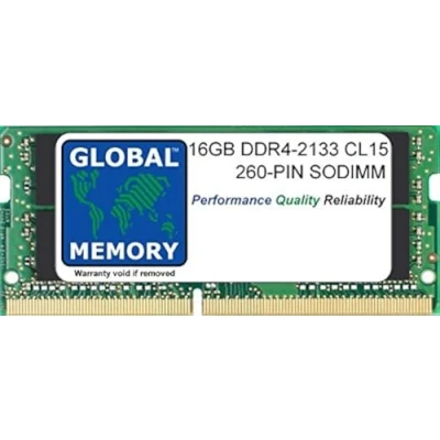 Imagen de 16GB DDR4 2133MHz PC4 17000 260 PIN SODIMM Memoria RAM para Ordenador PORTÁTILES/NOTEBOOKS