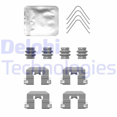Imagen de DELPHI LX0764 Kit de accesorios, pastillas frenos KIA: Rio 4
