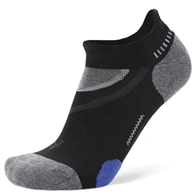 Imagen de Balega Unisex Ultraglide No Show Calcetines Para Correr, Negro, Medium, EU Talla 40 43