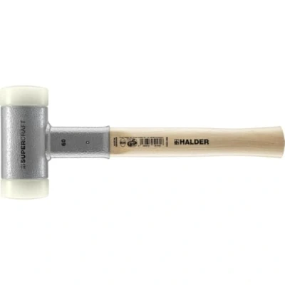Imagen de Halder Supercraft Maza anti rebote (mango de madera, 370 mm, diámetro 60 mm)