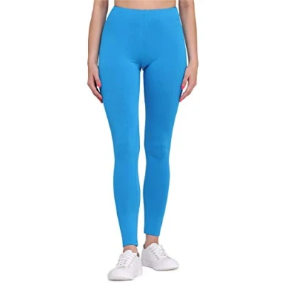 Imagen de Bellivalini Leggins Mallas Deportivas Largas en Viscosa Mujer BLV50 147 (Azul, XXL)