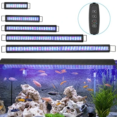 Imagen de Sonnewelt Iluminación LED para acuarios de 36W, lámpara espectro RGB plantas acuáticas y agua dulce 87 110cm, regulable