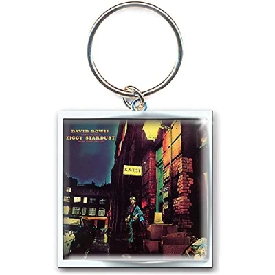 Imagen de Portachiavi Metallo David Bowie Ziggy Stardust Keychain