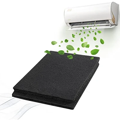 Imagen de STCRERAG almohadillas de carbono corte para ajuste filtros universales repuesto carbón activado, aire, compost, purificadores aire acondicionado