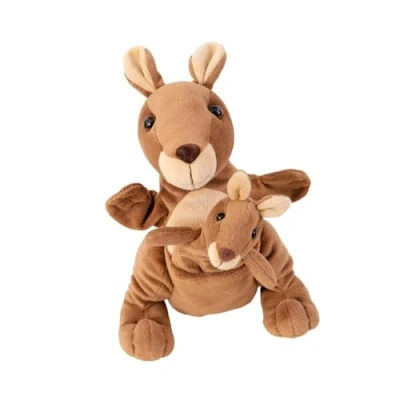 Imagen de Beleduc Animales Marioneta de Mano Madre e Hijo, Multicolor, ys/m (40450)