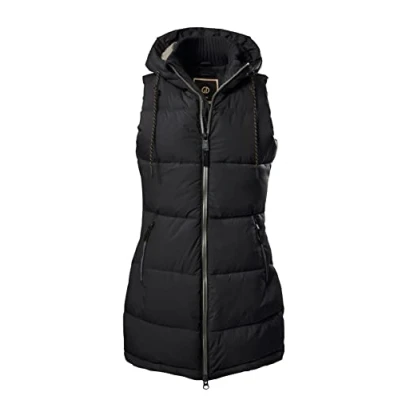 Imagen de G.I.G.A. DX Gw 30 Wmn Qltd VST Chaleco Acolchado Funcional con Capucha, Negro, 48 para Mujer