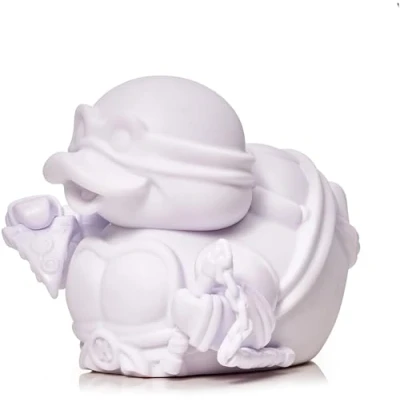Imagen de TUBBZ Edición DIY Paint Your Own TMNT Michelangelo Figura Coleccionable de Pato Goma Vinilo Producto Oficial Las Tortugas Ninja Mutantes Adolescentes Comic Actividades para niños, TV,