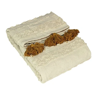 Imagen de furn. Boho Throw, Ocre, 130 X 180 Cm