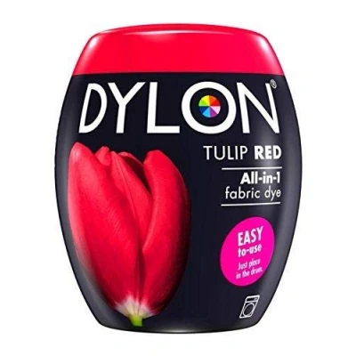 Imagen de DYLON Tinte a máquina, color rojo tulipán, 350 g (1)