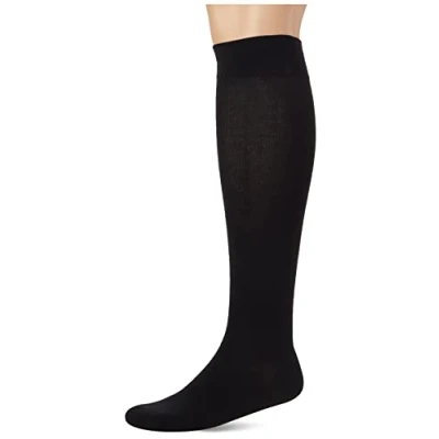 Imagen de Nur Der Herren Bambus Knie, 495266 Calcetines Altos, Schwarz/Schwarz, W43/L46 para Hombre