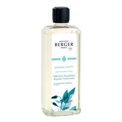 Imagen de Lampe Berger Recambio para ambientadores (Aroma Happy Fraîcheur Aquatique/Frescura acuática, 1 L)
