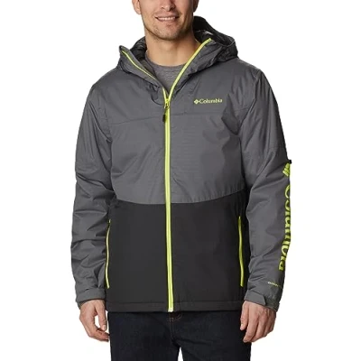 Imagen de Columbia Point Park Insulated Jacket Chaqueta, Hombre, Gris Ciudad, tiburón, M