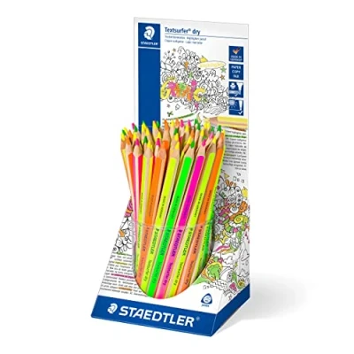 Imagen de STAEDTLER 128 64KP48 Expositor con 48 lápices fluorescentes