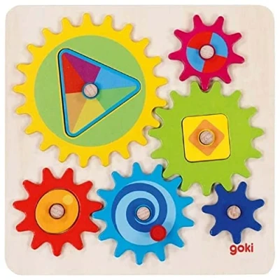 Imagen de GOKI Juego de los Engranajes II Puzzles 3D, Multicolor (58428)