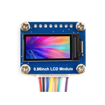 Imagen de Waveshare 0.96inch LCD Display Module IPS Screen 160x80 HD Resolution SPI Interface RGB 65K Color