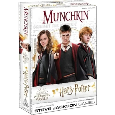 Imagen de USAopoly The OP Munchkin Deluxe Harry Potter Card Game Regalo con Licencia Oficial de 11+ años 3 6 Jugadores Inglés
