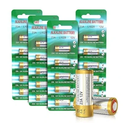 Imagen de Pilas alcalinas de 23 A, 12 V, A23S, MN21/23, L1028, A23, 20 Unidades