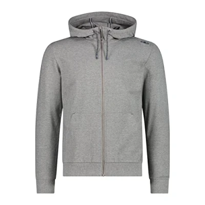 Imagen de CMP Sudadera de hombre melange con capucha fija, Humo Mel. B.Azul, 54