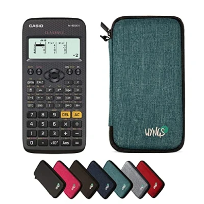 Imagen de CALCUSO Paquete Básico Turquesa con Calculadora Casio FX 82DE X ClassWiz (Alemán)
