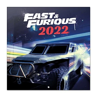 Imagen de Grupo Erik Calendario Fast and Forious 2022 pared pared│ mensual Producto con licencia oficial