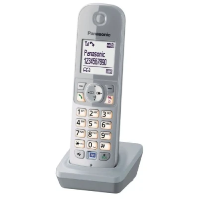 Imagen de Panasonic teléfono adicional KX TG681 para TG68xx incl. cargador plata (importado) [versión importada]
