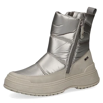 Imagen de CAPRICE 9 26424 41, Bota a la altura de pantorrilla para Mujer, Beige (Warm Grey Co), 39 EU