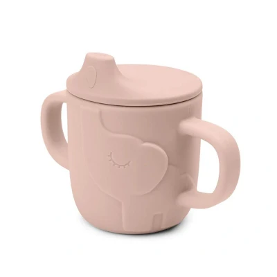 Imagen de Taza de Aprendizaje Peekaboo Elphee Rosa Empolvado