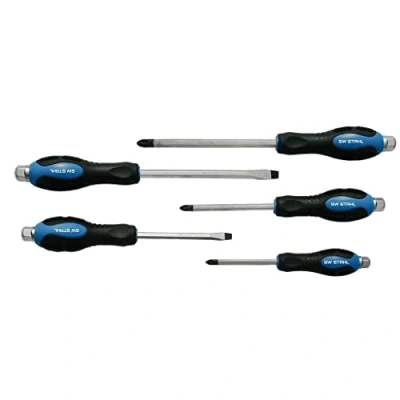 Imagen de SW Stahl S7892 Kit de atornilladores 5 Plástico 6,0 mm, 8,0 PH1, PH2, PH3, 6, 8 Visor (cartón)